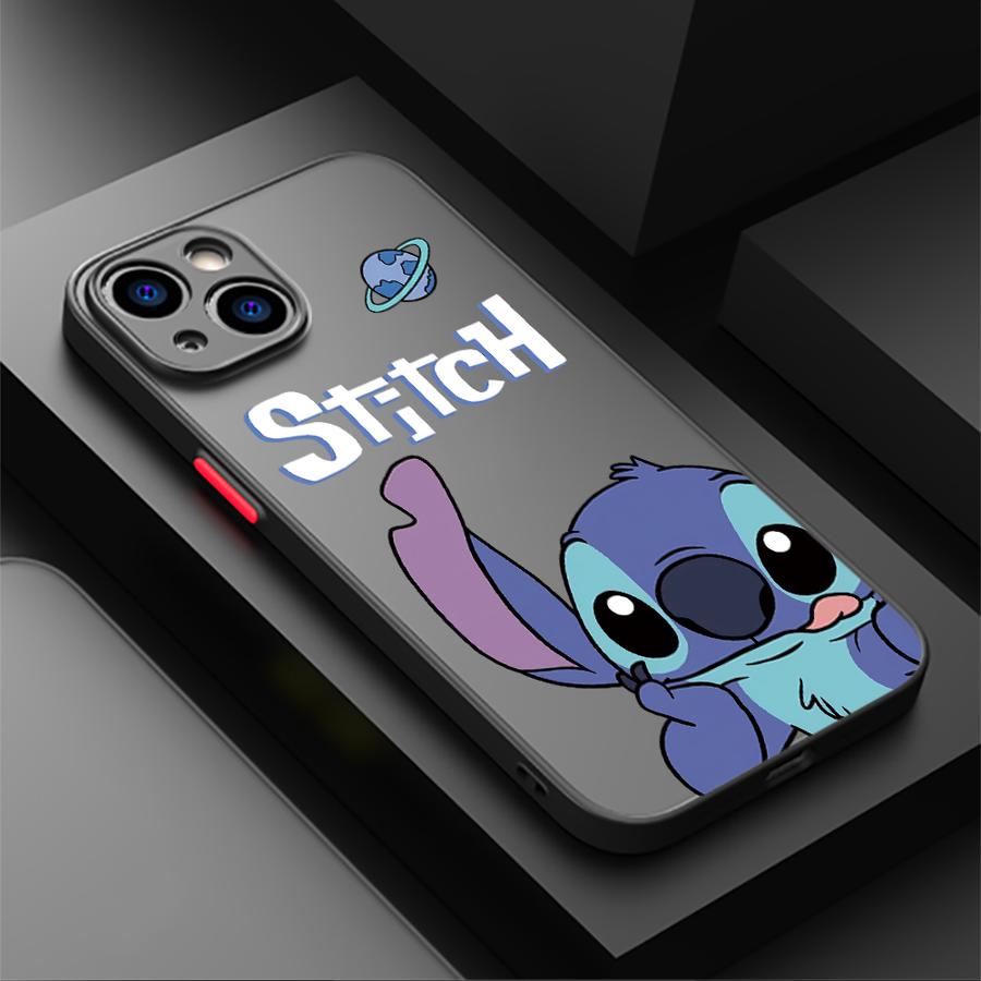 Stitch Angel Back Phone Cover Case for iPhone 17 Pro Max 12 XS XR 17e Air 7 8 SE 11 14 16 Plus 13 Mini 15