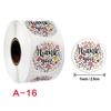 500X Floral Thank You Sticker Scrapbooking For Package Seal Label Custom Sticker
