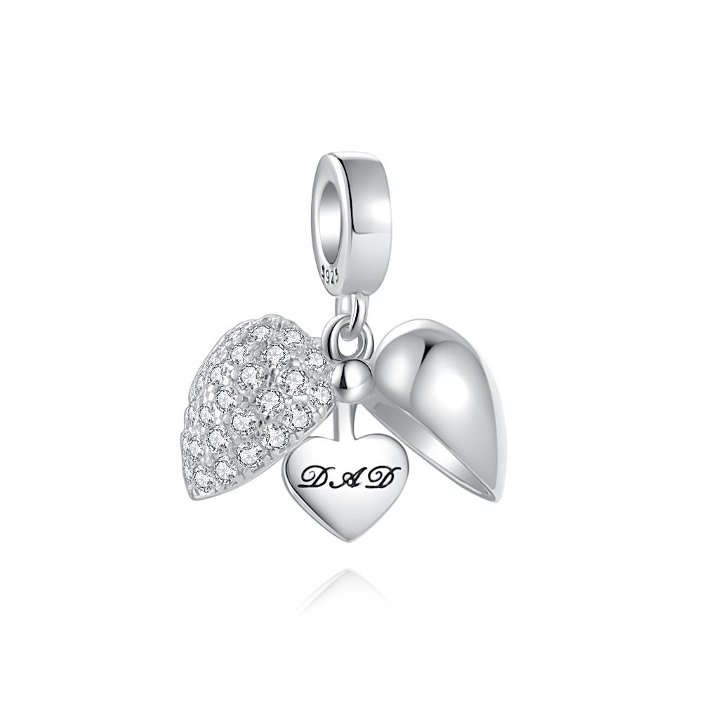 Nouveau Charm en Cuivre Compatible Avec les Bracelets Authentiques Accessoires Bijoux Femme Collection Membre de la Famille Grand-mère Sœur Épouse