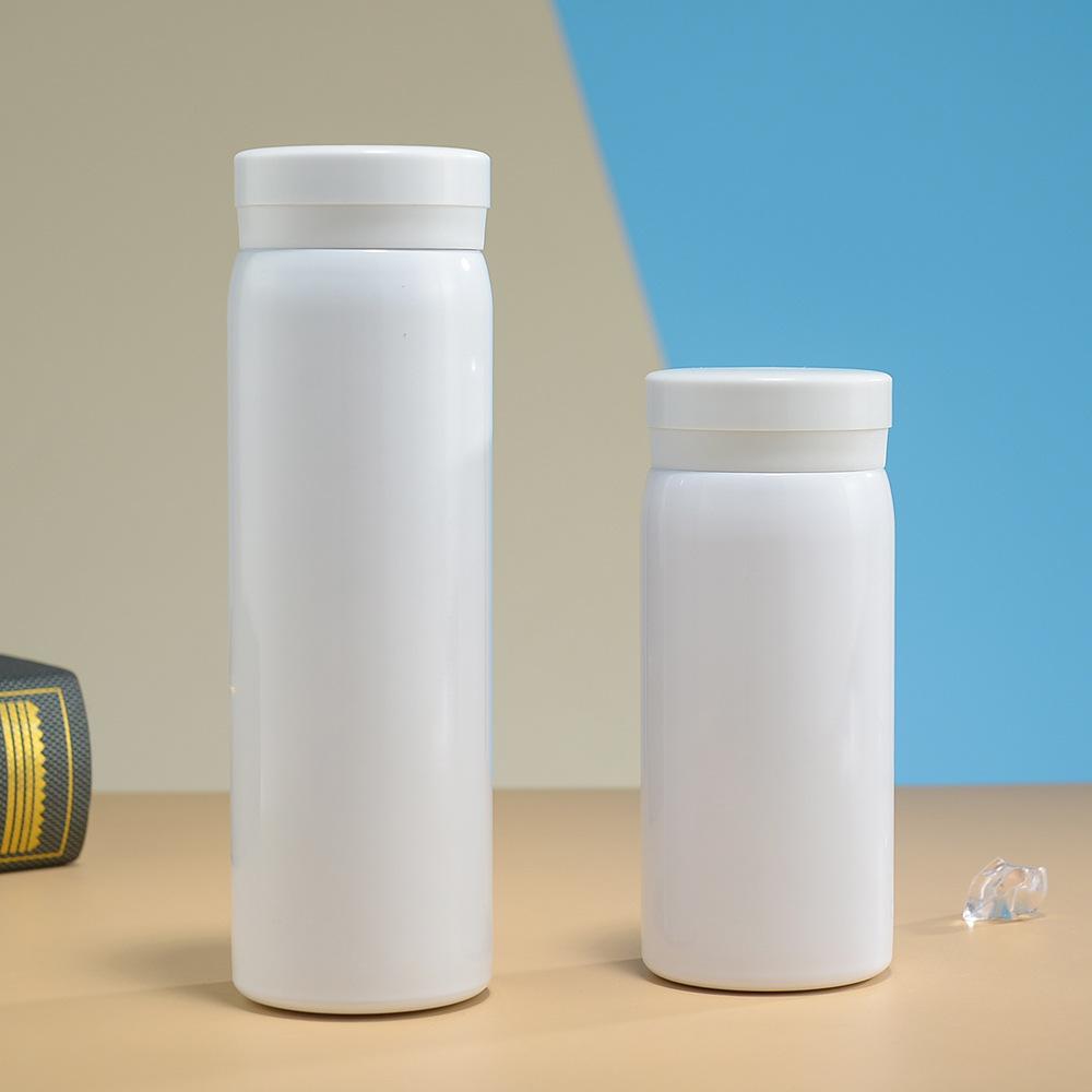 Womens Stylish Small Cap Pocket Cup Stainless Double-layer Thermos Cup Childrens Portable Mini Cup Durable Durable