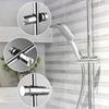 1pc Universal Shower Head Holder Adjustable 18~25mm ABS Chrome Shower Rail Holder Bathroom Accessories Shower Mounting Brackets