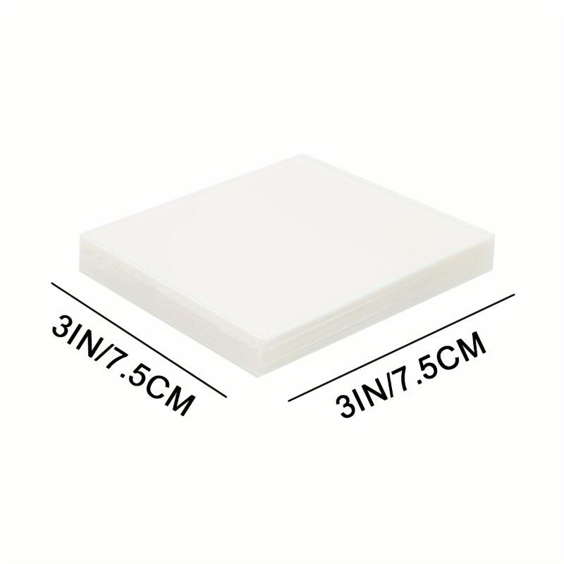 Transparent Sticky Notes - 1 Pads 50 Sheets/Pad Waterproof Office Stationery