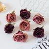 5/10Pcs Artificial Flowers Wall Silk Roses Cheap Diy Gifts Box Valentine's Day Present Home Decor Christmas Wedding Decorative