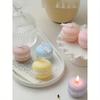 1pc French Style Macaron Cake Shaped Candle Mold, Pink, Delicate Details, Ideal for Handmade Candle Making, Perfect for Birthdays