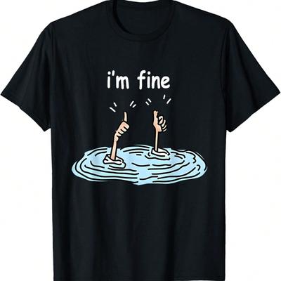 Mir geht's gut Daumen hoch Zwei Likes Hand Lustig Sarkasmus Humor Grafik T-Shirt