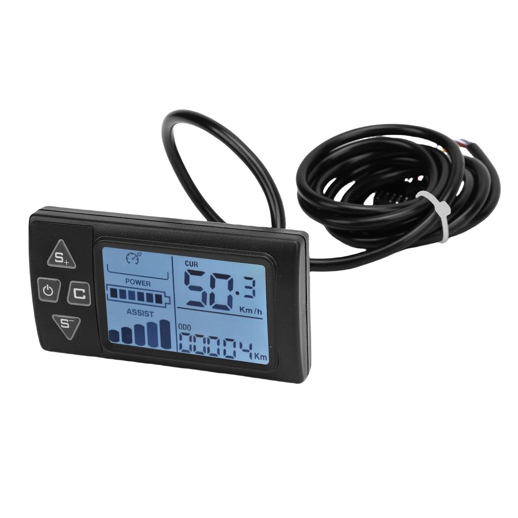 Electric Bike LCD Display S861 Electric Scooter LCD Panel with SM Connector for Cycling Electric Bicycle Scooter