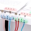 3 4 Button Cable Holder Protector Management Device Organizer Desktop Plug Retention Clips Power Cord Winder
