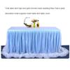Table Skirt Mesh Tables Cover High-End Home Decor Christmas Halloween Thanksgiving Wedding Year's Celebrations