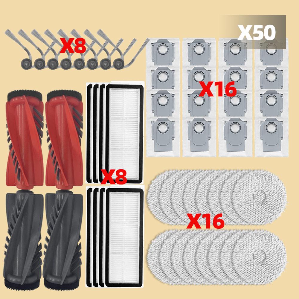 Passend für Roborock Qrevo C pro / Qrevo CurvC Staubsauger: Ersatzteile und Zubehör: Hauptbürste, Seitenbürste, Filter, HEPA-Filter, Wischmopp, Staubbeutel