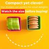 1-6PCS Lunch Divider Microwaveable Bakeware Dish Cup Reusable Silicone Kids Bento Box Divider Salad Dressing Container