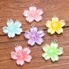 10Pcs 25X29mm DIY Resin Accessories Five-petal Flower Jewelry Accessories