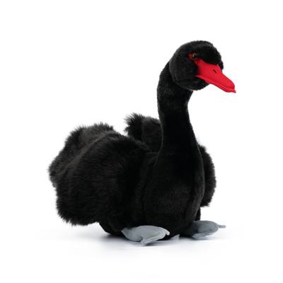 New Doll Simulation Swan Plush Doll Cute Black and White Swan Children's Doll