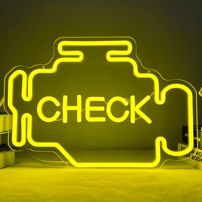 LOZ Neon Sign Gaming Neon Signs for Wall Dimmable LED Light Sign Game Room Decor Neon Light up Sign for Bedroom Boys Room Game Zone Wall Decor Gifts F-Check Machine