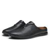 Lässige Hausschuhe Herren Halbschuhe Offizielle Formelle Schuhe Mann Leder Herren Business Schuhe Atmungsaktive Luxus Kleiderschuhe Für Sommer