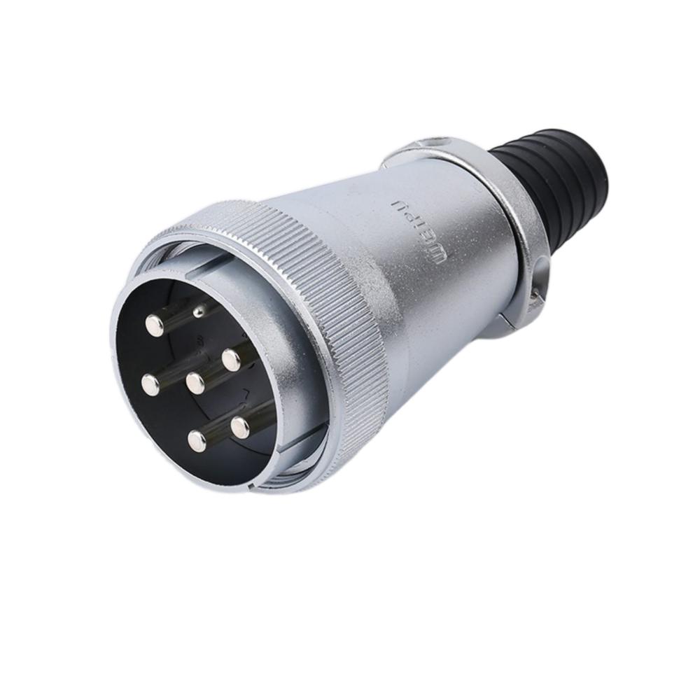WEIPU WS55 TQ/ZQ M55 Waterproof Automotive Wire Connector Panel Mount 4 7 40 53 61 Pin 50A 150 Amp Electrical Power Connectors