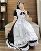 Maid British Long Short Plus Maid Coffee Costume [NOKIJP] Costume, Cosplay, Style, Lace, Ribbon, Sleeves, Sleeves, Lace, British, Halloween,