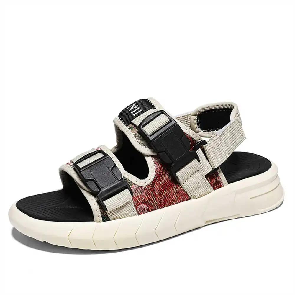 Non Slip Round Nose Red Basketball Man Soft Slippers For Home Shoes Glitter Sandal Sneakers Sports New Tenise Tenus Boty