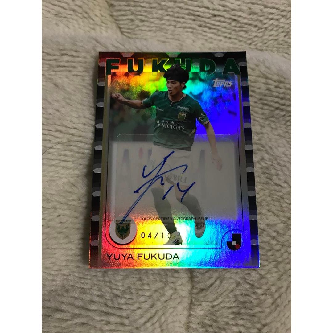 Limited to 10 TOPS2025J League Yuya Fukuda autograph card