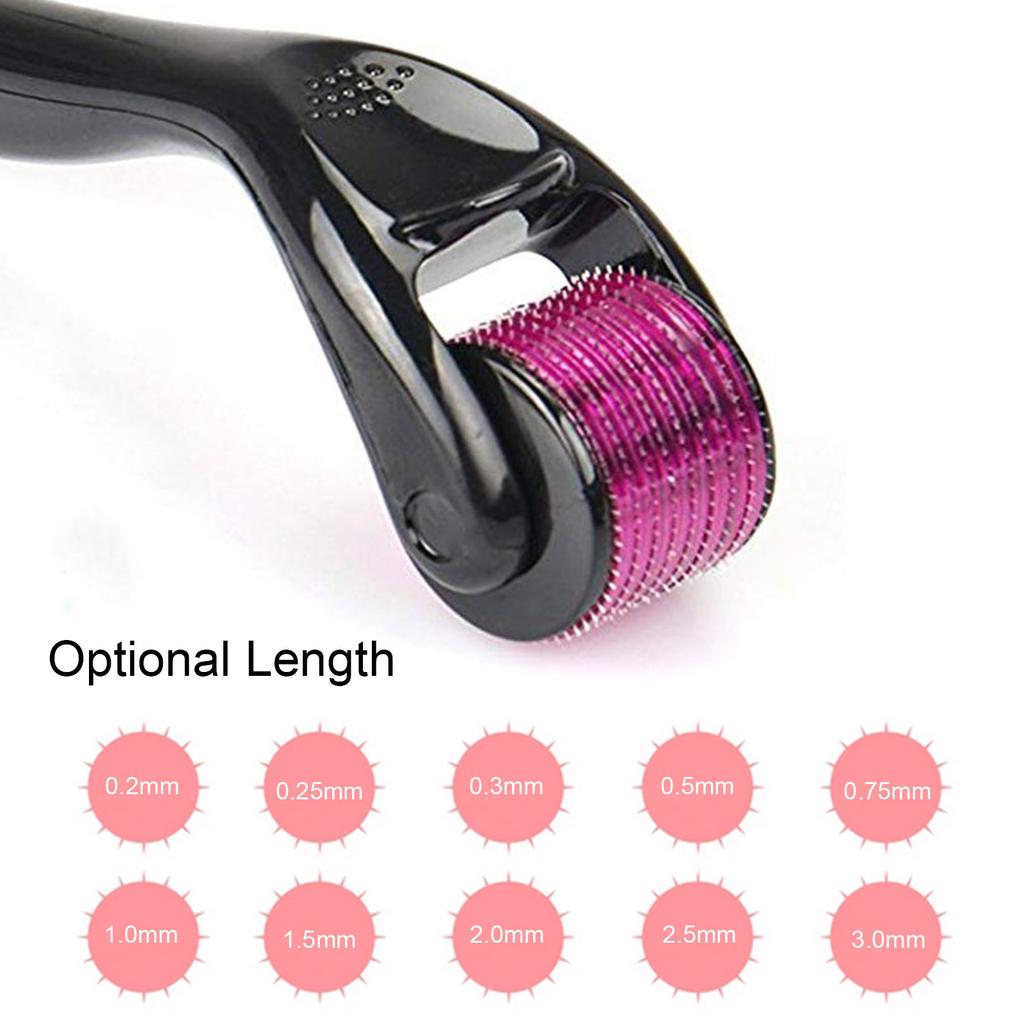 Micro-Needle Roller 540 Needles Hair Regrowth Beard Growth Anti Hair Loss Treatment Skin Care Tool