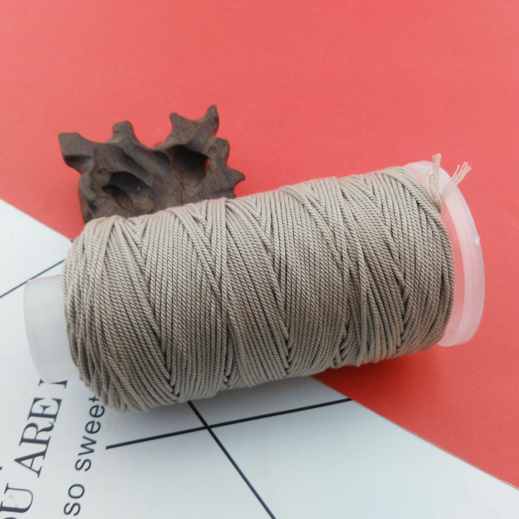 Qs Hand-Rubbed Cotton Thread 18 Strands Of Section Dyeing Gradient Diy Hand-Woven Bracelet Bracelet Rope Play Thread Rope Beading Matching