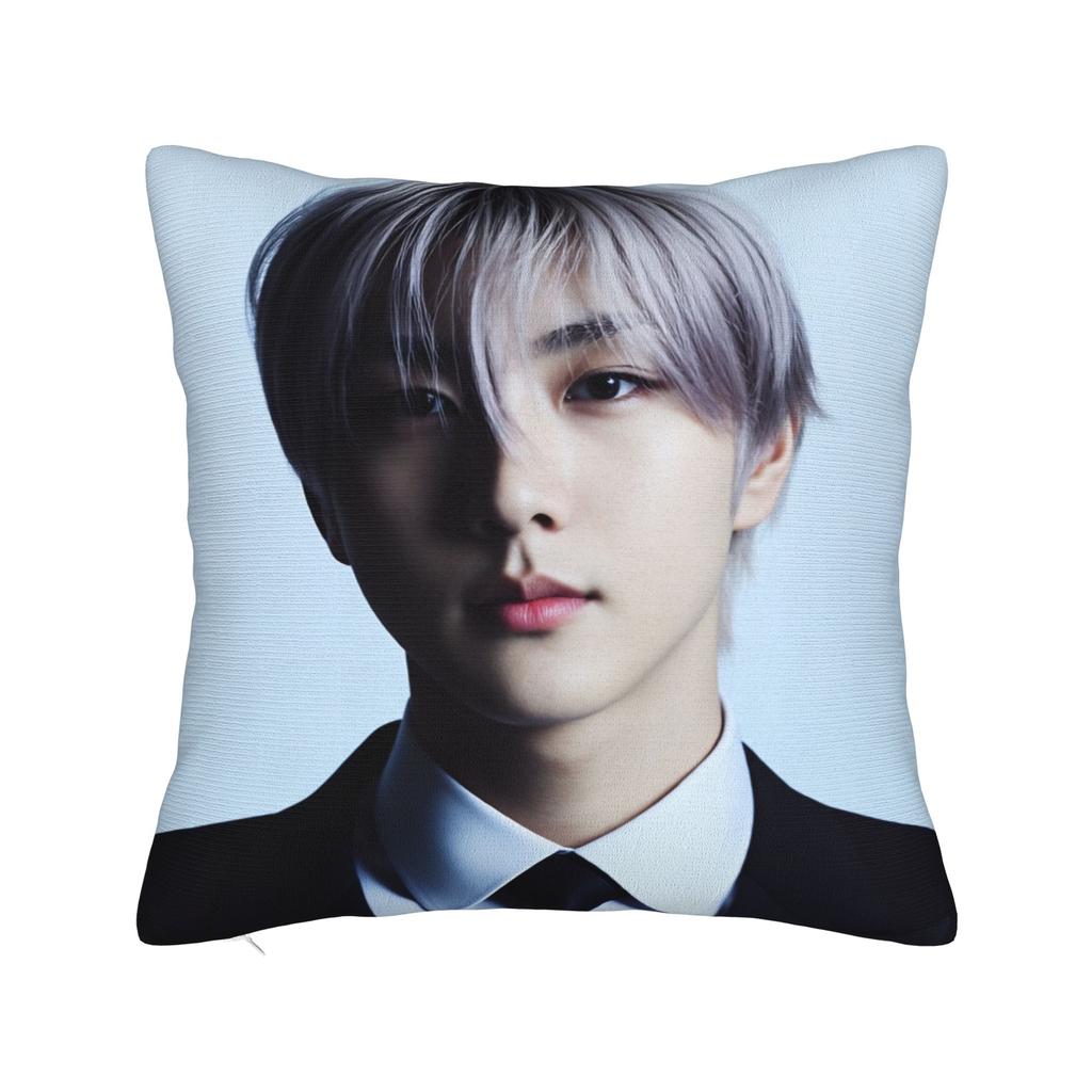 Jay Kpop Style Boy Pillowcases Novelty Pillow Case For Living Room Bed Chair Print Pillow Cover