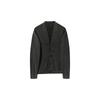 Gray Garment Dying V Neck Cardigan Cwwas25114gyx