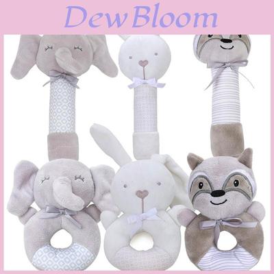 Baby Soft Plush Rattle Toy With Bb Call For Newborn Sensory Development