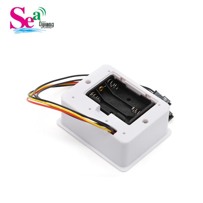 Low-Power Smart Electronic Water Flow Meter with Digital Display, 4-Point Sensor, Battery-Powered