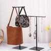 Purse Display Stand Adjustable Rack Closet Shelf Scarf Handbag Holder T Bar Hanging For Hat Bag Bracelet Necklace