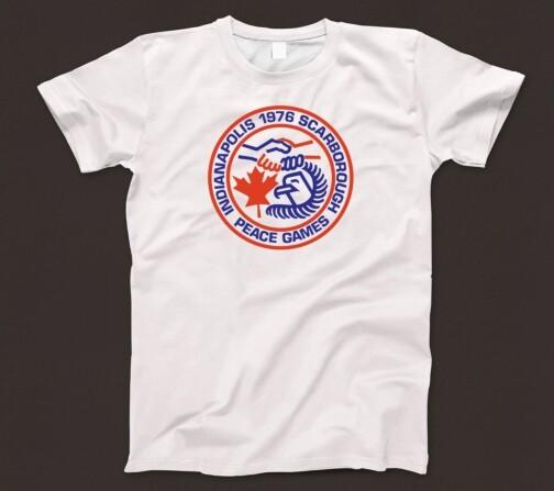 

Peace Games T Shirt 825 Retro 70s Indianapolis Scarborough 1976 Sports Athletics 3XL