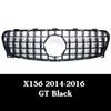 For Mercedes Benz GLA-Class X156 GLA200 GLA250 GLA45 2014-2016 Upper Grille,Chrome Black Diamonds Style Front Bumper Grille