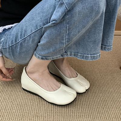 Moda Moda Dziwny Palec Damskie Płaskie Buty Z Podwyższeniem Obcasa Damskie Miękkie Obuwie Damskie Baleriny Wsuwane Buty