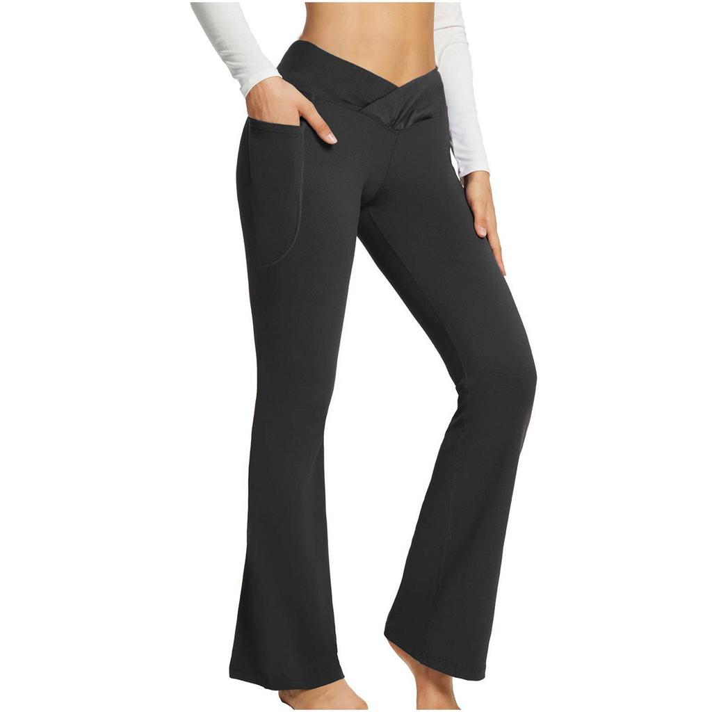 2024 Spring/Summer High-Waisted Wide-Leg Slimming Yoga Pants for Women