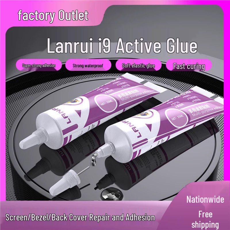 

Blue Ray i9 Active Adhesive Screen Frame Sealing Glue – Rapid Curing, Wide Applicability, Wire Drawing Glue Transparent 55ML