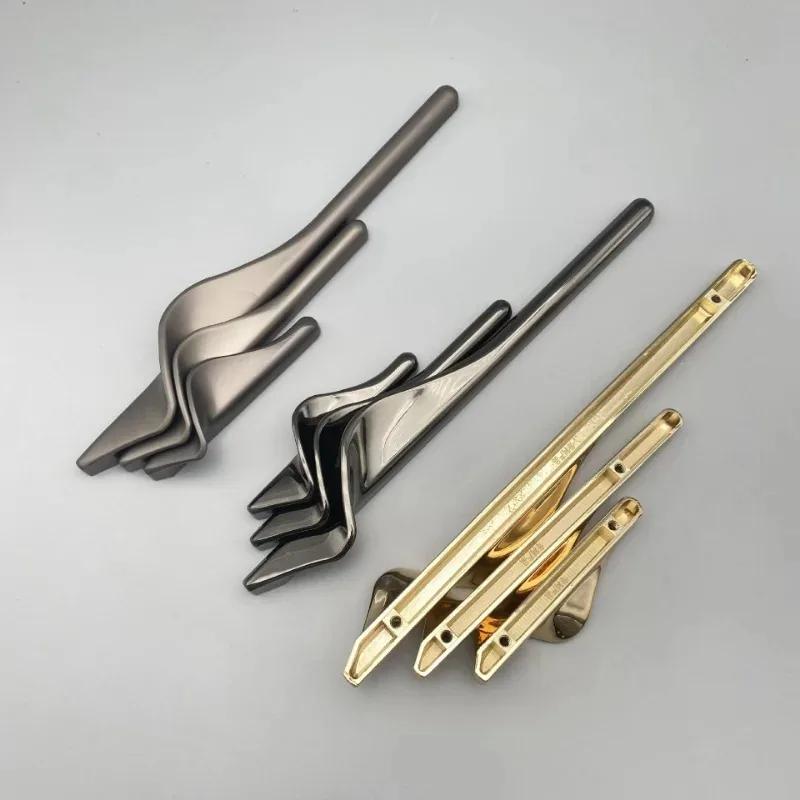 Neuer Zinklegierung Hellgold Grau Schranktür Schubladengriff Schranktürgriff