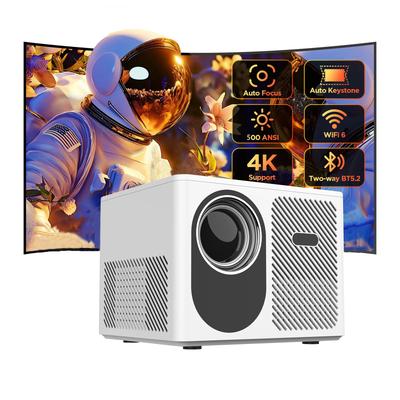 Tripsky Projektor 4k 500 ansi Lumenów Inteligentny Projektor Android 11 HD Kino Domowe TV Wifi LED Projektor