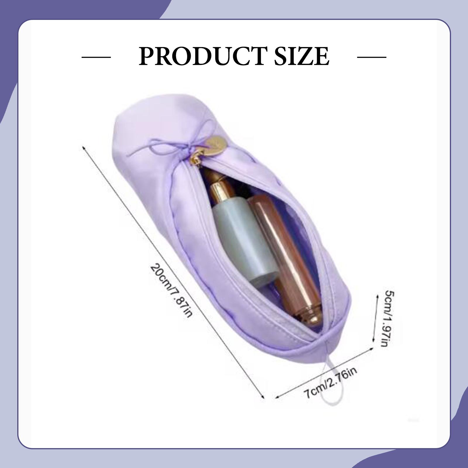Ballet Shoe Makeup Bag Ballet Slipper Pouch Mini Makeup Bag Dancers Gifts Dance Bag for Girls фиолетовый