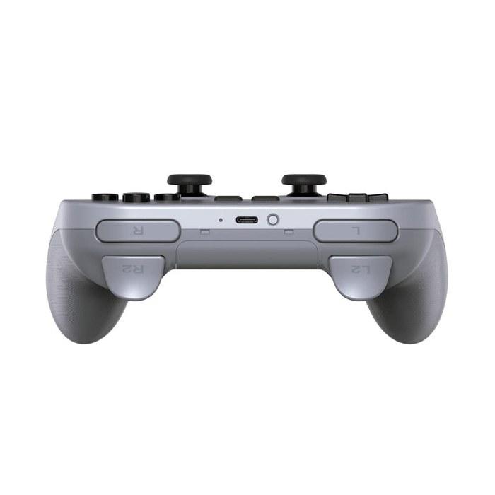 8Bitdo Pro 2 Gamepad (Gray) - NS Switch, PC, Android, macOS, Steam Deck, iOS, Apple TV, Raspberry Pi