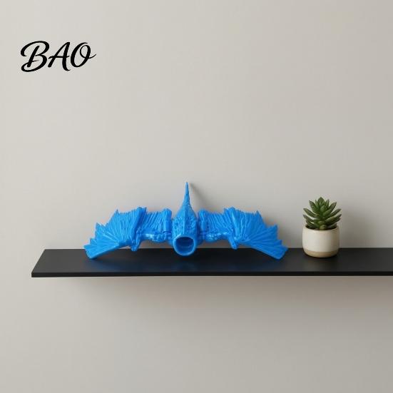 Fine Craftsmanship Toy 3D Printed Sea Eater Toy, Flexible Movable Joints Realistic Articulated Creature Deep Monster, Stress Relief Toys for
