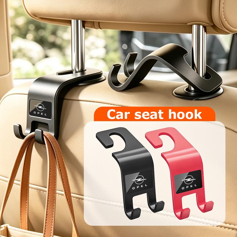 AAAYR1 Car Seat Headrest Hooks Seat Back Hooks Storage Holder For Opel OPC Astra J H G K Insignia Corsa D B E Mokka Vectra B