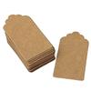 100Pcs/ Lot Rustic 40mm*70mm Kraft Paper Gift Tags Blank Gift Tags Hang Tags Wedding Luggage Decoration Gift Label Mark Paper