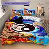 3pcs Yin Yang Symbol Duvet Cover Set -Includes 1 Duvet Cover and 2 Pillowcases, No Quilt Core, All-Season Home Decor  yy251111179