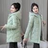 2026 Hot-Selling Women's Korean Style Slim Fit Mid-Length Winter Cotton Padded Jacket - Warm & Versatile Outerwear