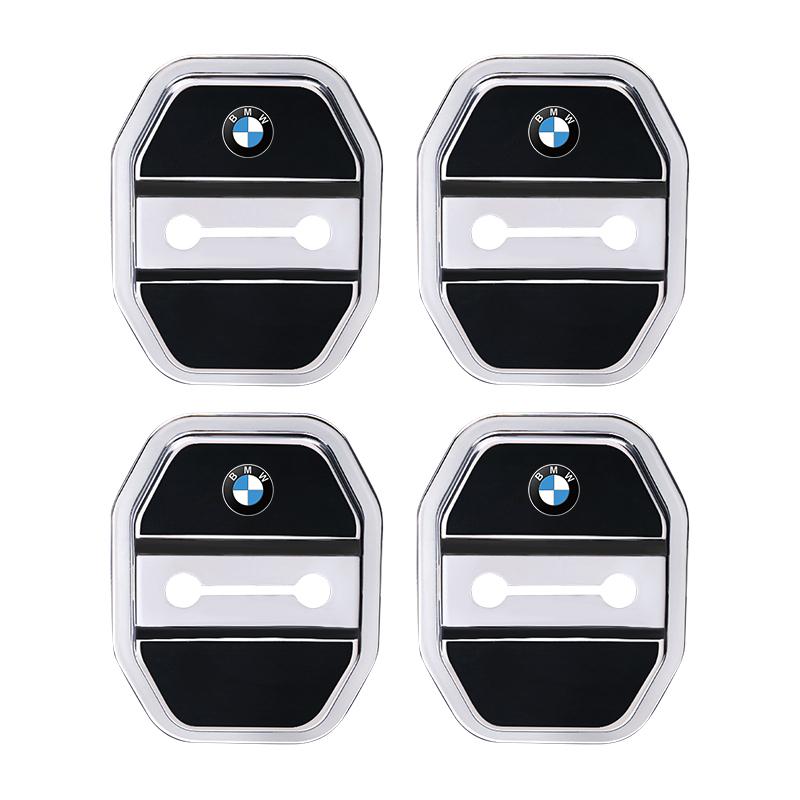 4Pcs Car Door Protection Cover Valve Cap Sticker Decoration Accessories For BMW X1 X2 X3 X5 X4 X6 X7 iX3 F20 F10 F07 E70 E46 E90