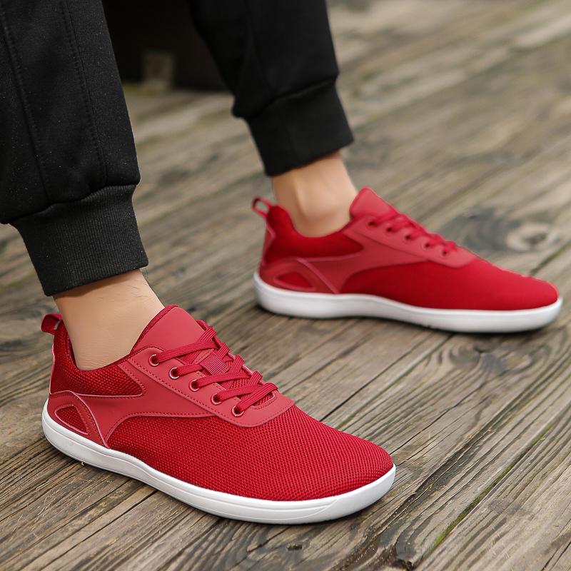 Men Barefoot Casual Flats Wide Palm Women Red Driving Shoes Wide Head Black Walking Shoes Yoga Fitness Shoes Plus Size