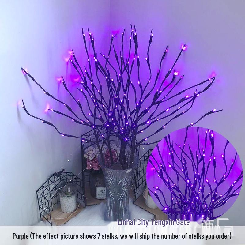 Colorful LED Tree Branch Vine Lights for Room Decoration