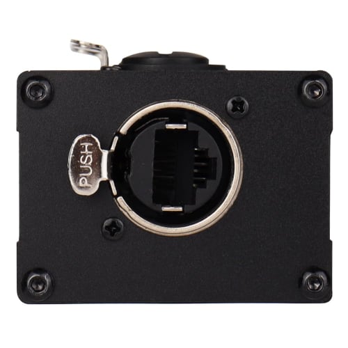 1 Ζεύγος 4 Καναλιών 3-Pin XLR ή 6.3mm Εξομοιωτής Ήχου και Μέσω Καλωδίου Δικτύου, 512 Εξομοιωτής Σήματος Δικτύου Αρσενικός + Θηλυκός