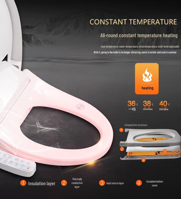 Xiaomi Smart Toilet Seat: Automatic Cleaning, Self-Cleaning, Warm Air Drying, Adjustable Temperature.