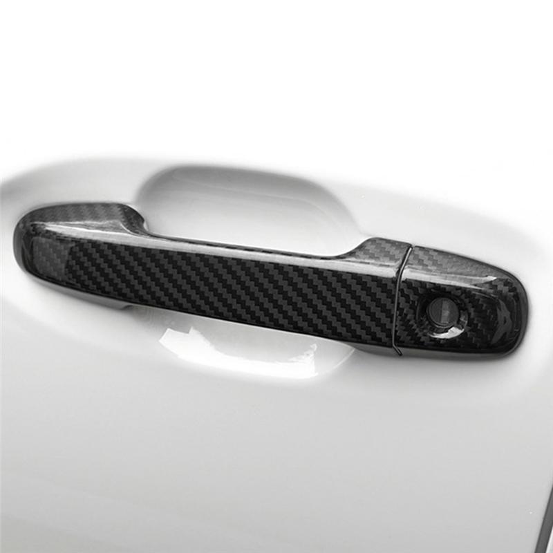 Car Door Handle Decoration Trim Cover Real Hard Carbon Fiber Accessories For Subaru BRZ Toyota GR86 2025+