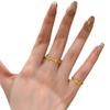 Xiaohongshu Iris Ring: Retro Chinese-Style Gold with Old Craftsmanship for Women, Small & Lightweight Luxury.